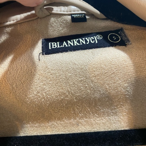 Blank NYC Tan Utility Jacket with Versatile Design - Picture 3 of 3